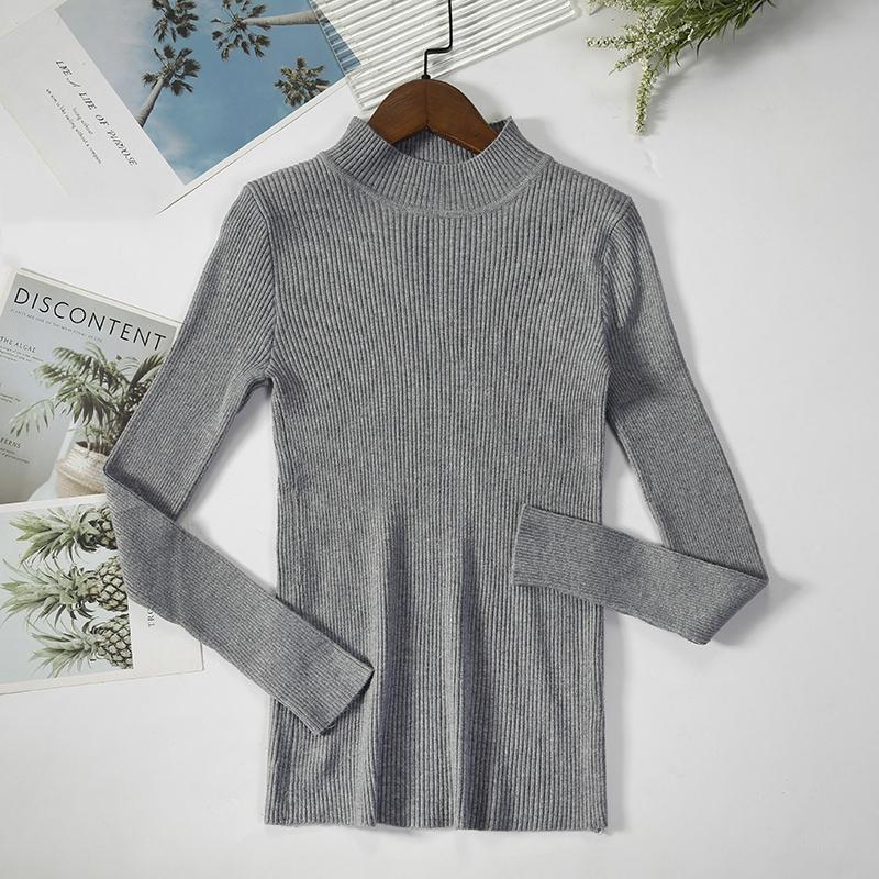 Women Turtleneck Sweater Knitted Soft Pullovers Cashmere Jumpers Basic Solid Soft Sweaters Women Autumn Winter Casual Top