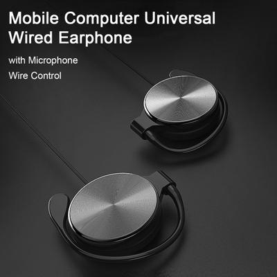 Kabelgebundener Ohrhörer Ohrbügel mit Mikrofon 3,5-mm-Anschlüsse Nicht In-Ear Kabel Telefon Headset Sportartikel