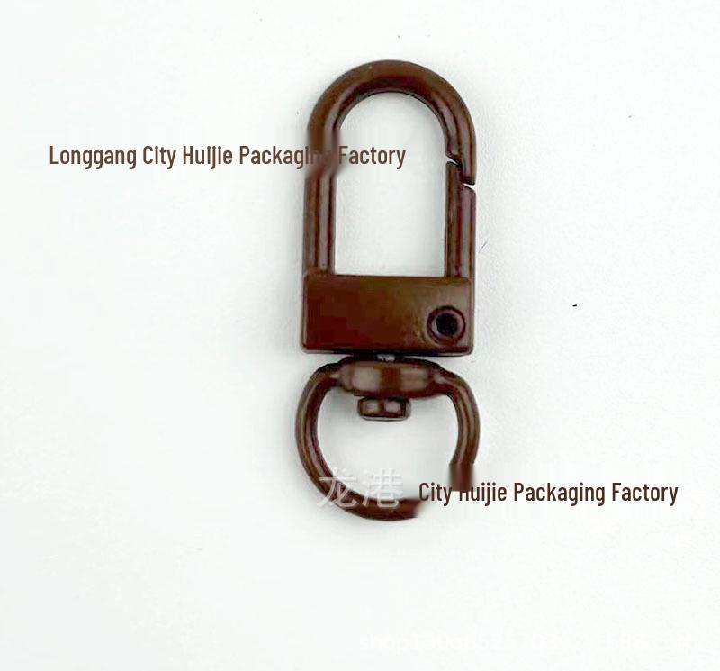 Colorful Zinc Alloy Door Buckle 3-Point Snap Hook for DIY Keychain and Jewelry Accessories