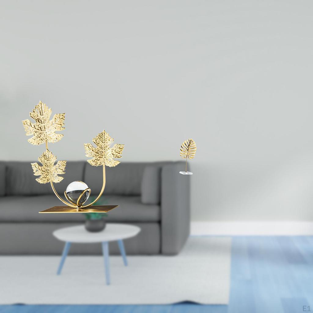 Modern Sculpture Ornament for Bedroom Holiday Housewarming Gift And Abstract Metal Figurine Home