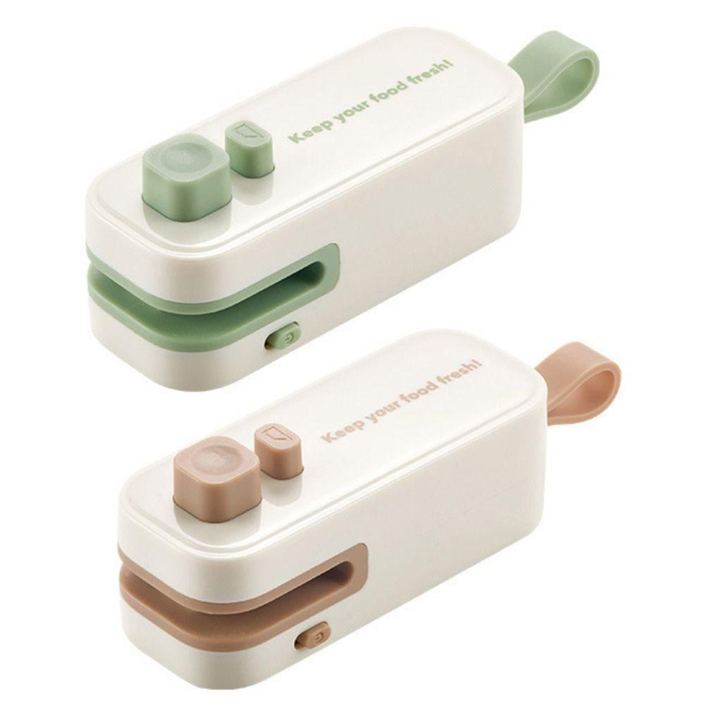 Mini Heat Sealer Magnetic Plastic Bag Sealer Kitchen Gadget Food Sealer Clip  Travel