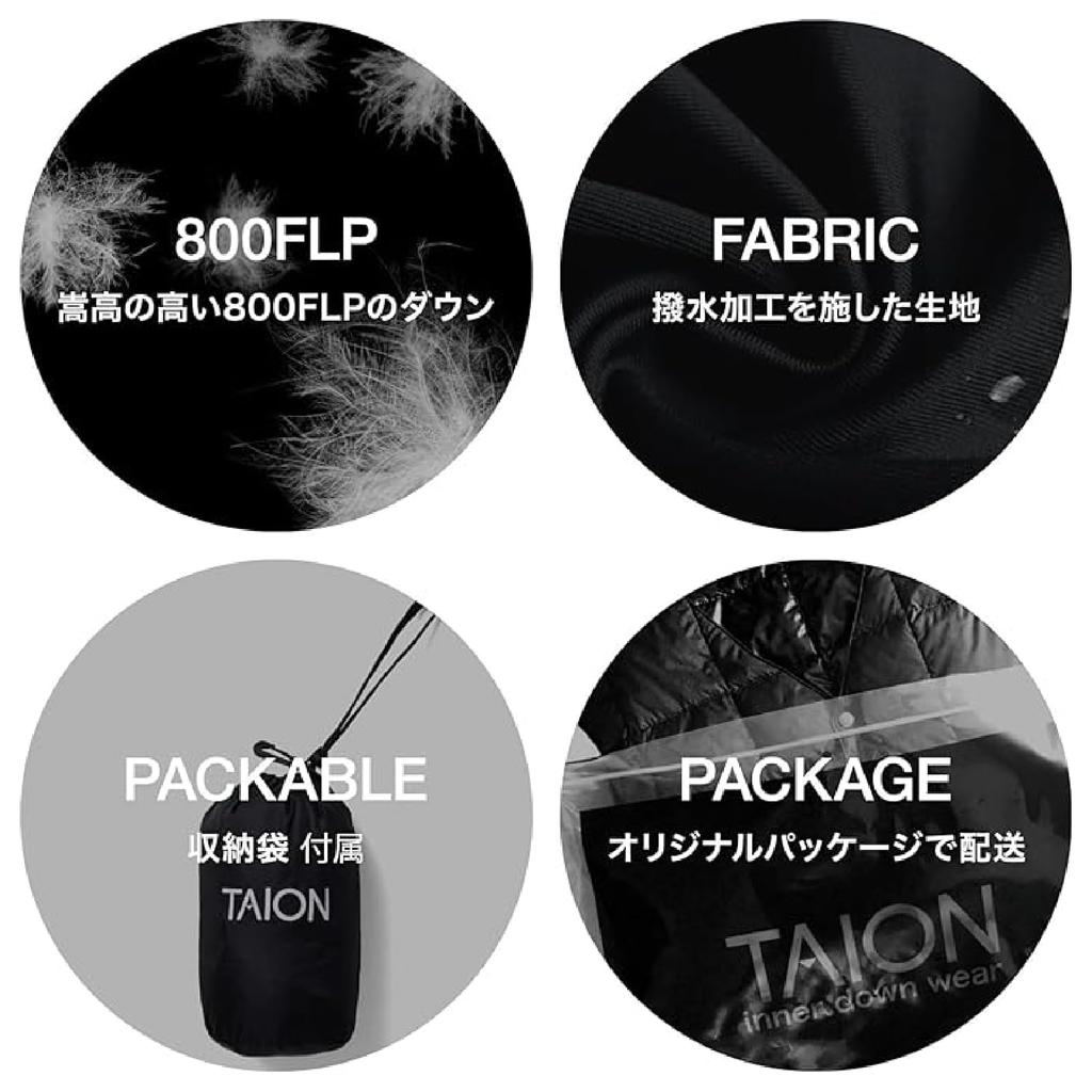 Taion Unisex Military Crew Neck Down Jacket 104B2ML-1