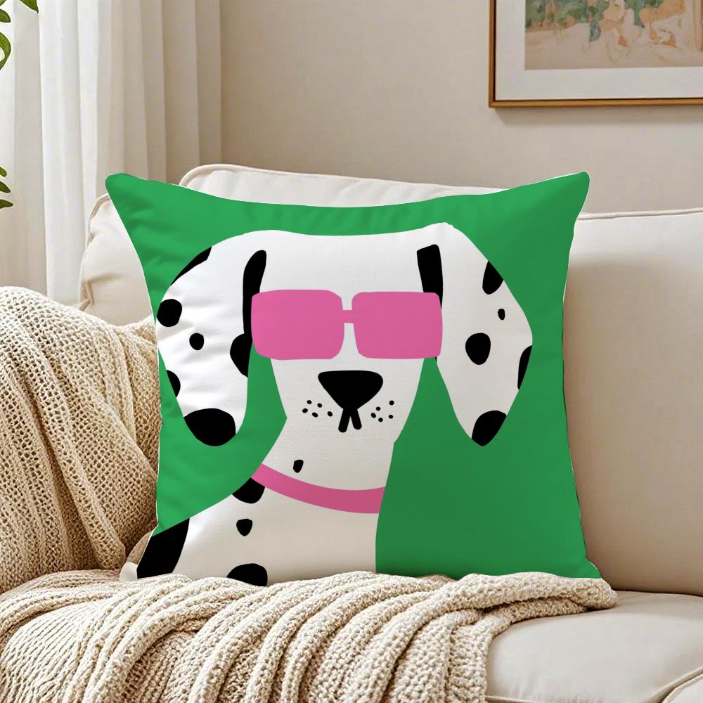

Cartoon Animals Cushion Cover Pillowcase Antidustmite living Room Sofa Decor Cushion Room 40x40cm