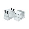 HLTNC 52mm 55mm 65mm 80mm 100mm 105 125mm CNC Aluminum Spindle Motor Fixture Clamp Bracket For Openbuild Engraver Router