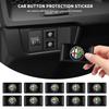 Autoaccessoires – Stickers in de autosalon