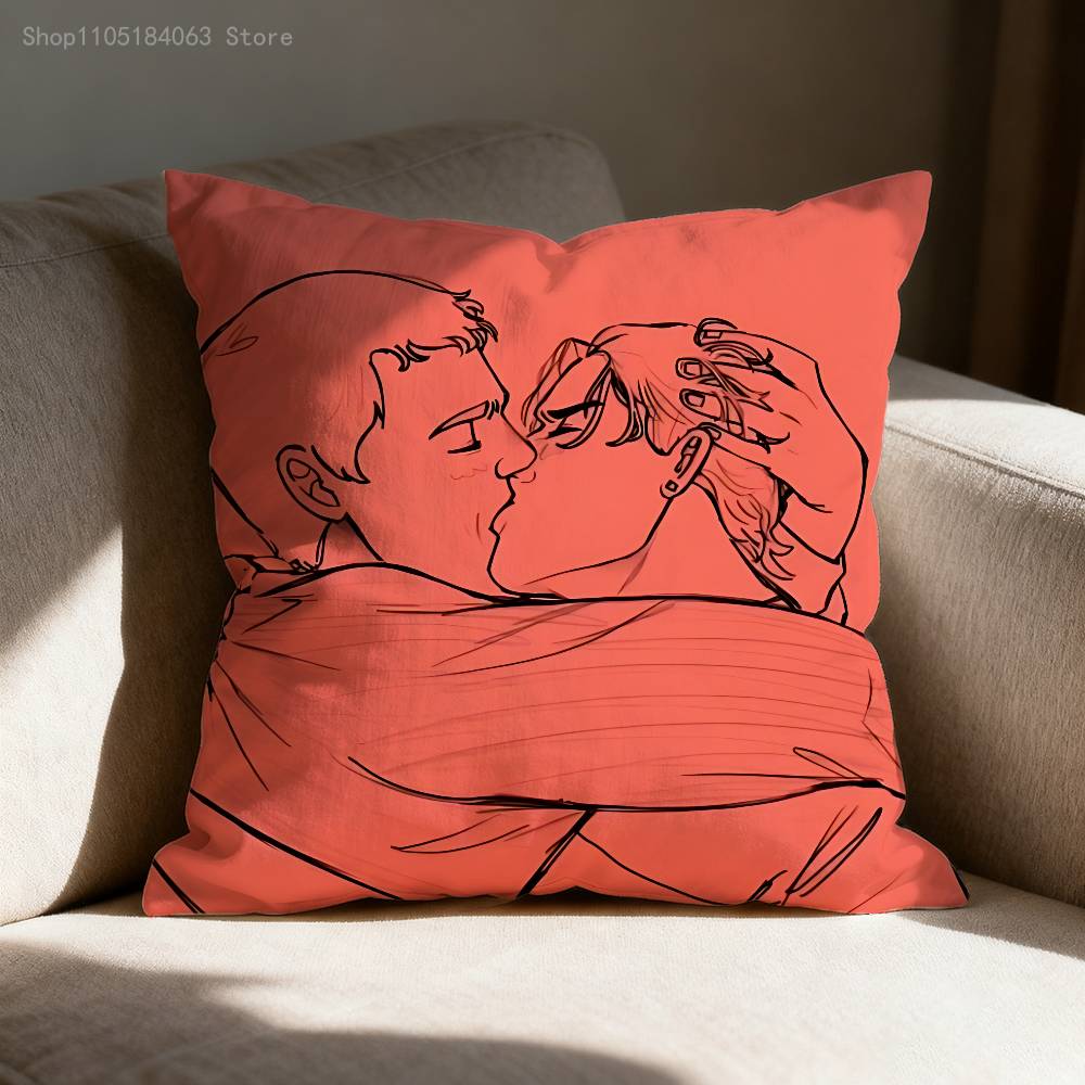 Stuilly Billy and Stu Pillowcases Bedroom Living Room Sofa Home Decor Polyester Cushion Cover with Zipper