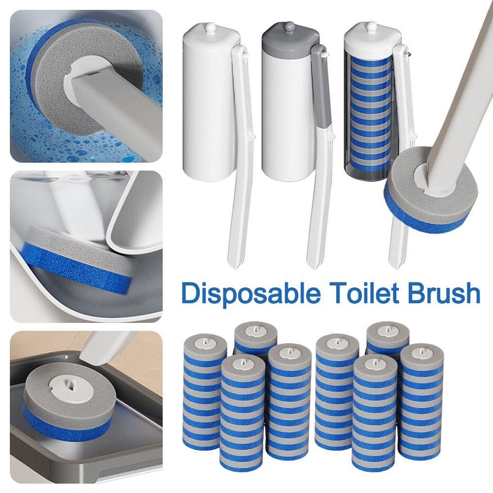 Dissolving Deodorization Toilet Brush Disposable Toilet Brush Head Bathroom Cleaning Accessories