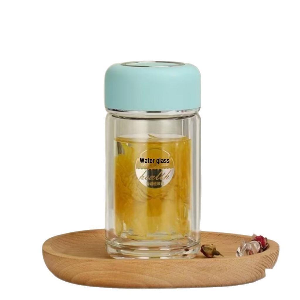 Elegant Crystal Glass Tea Cup - Personalized, Fashionable & Portable Gift for Men and Women, Small Capacity