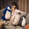 25-50cm Adorables Animaux Antarctiques Doux Jouets Peluches Manchots Peluche Animale de Dessin Animé Remplie Poupée Peluche Kawaii Cadeau d'Anniversaire pour Enfants Filles
