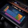 Mauspad Gamer Groß Computer HD Schreibtischmatte Periodensystem der Elemente Mauspads Tastaturmatte Rutschfeste Gummi Gamer Zubehör