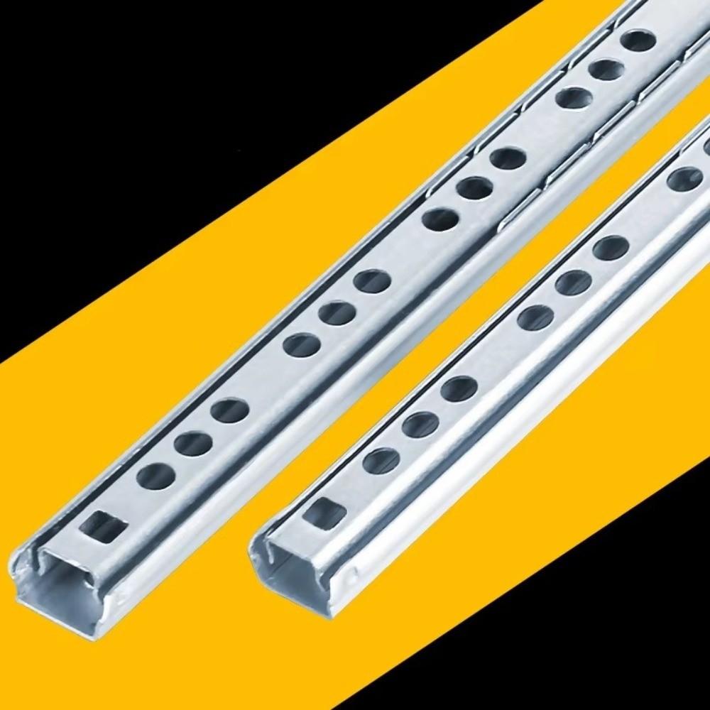 2 BUC Șine Sertar Late 17mm Glisare Bidirecțională Șină Sertar Rulment cu Bile de Oțel Glisant Dulap Bucătărie