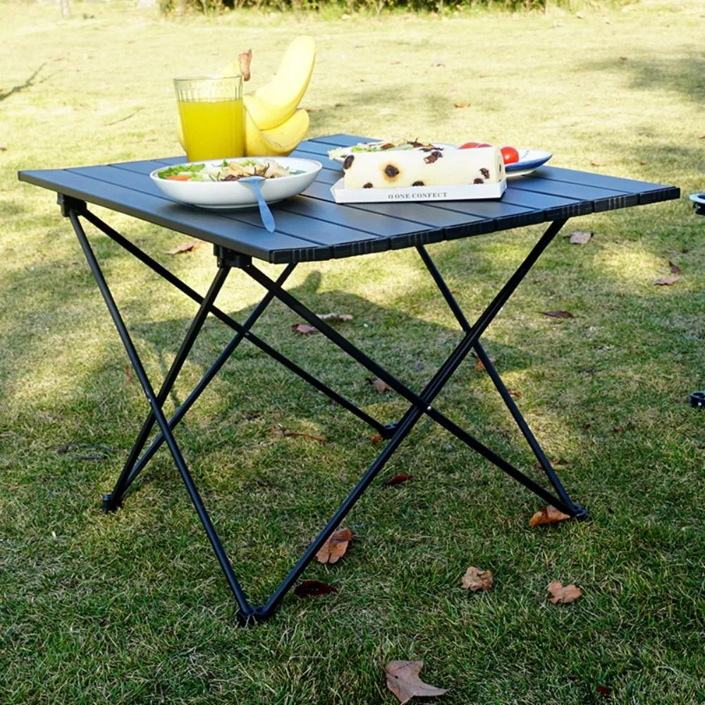 Portable Camping Table Ultralight Folding Dinner Desk Furniture Outdoors Camping Table Save Space Foldable Garden Picnic Tables