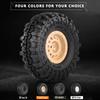 Goolsky 4pcs AUSTAR 110mm 1.9" Rim Rubber Tire Wheels for 110 RC Car Traxxas HSP Redcat RC4WD Tamiya Axial SCX10 D90 HPI RC Rock Crawler