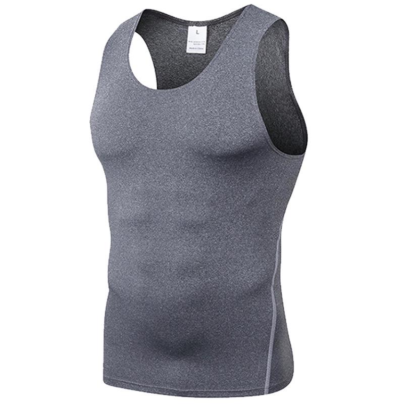 Men's Quick-Dry Compression Tank Top for Sports, Basketball, and Fitness