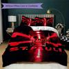 Ropa de cama con estampado ST pauli Juego de edredón Funda de edredón Funda de almohada Decoración del hogar Regalo de cumpleaños (1 * funda de edredón + 2 * fundas de almohada sin relleno)183