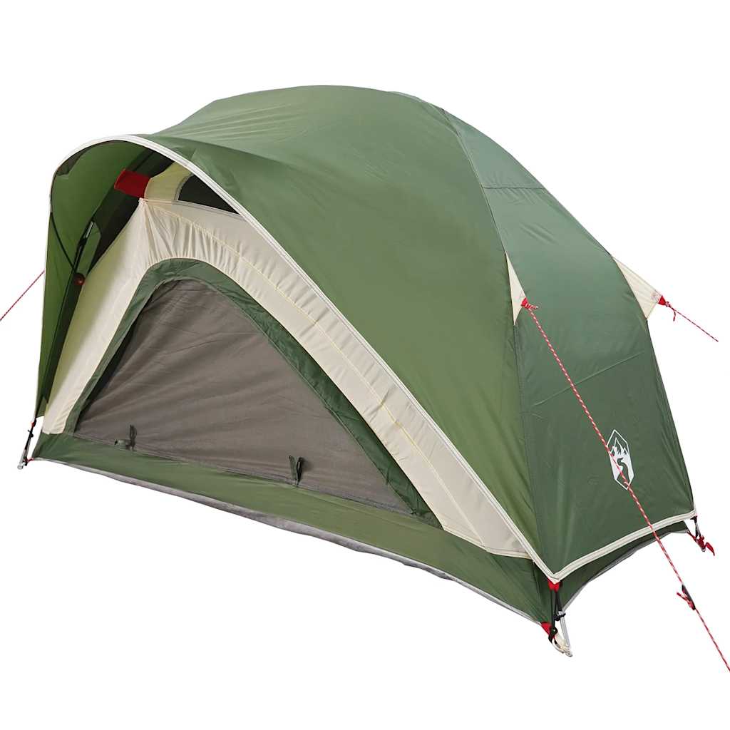 1 Person Camping Tent Green Waterproof