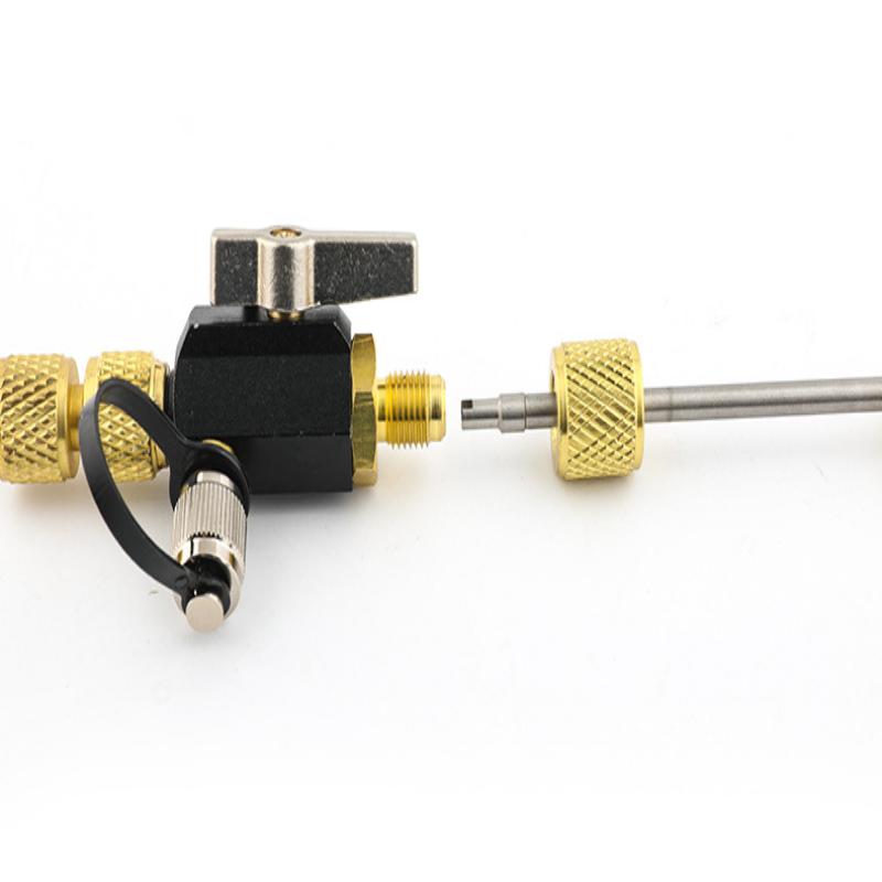 1 4 Inch Valve Core Remover Dual Valve And Sight Glass High Efficiency For Refrigeration System Repair
