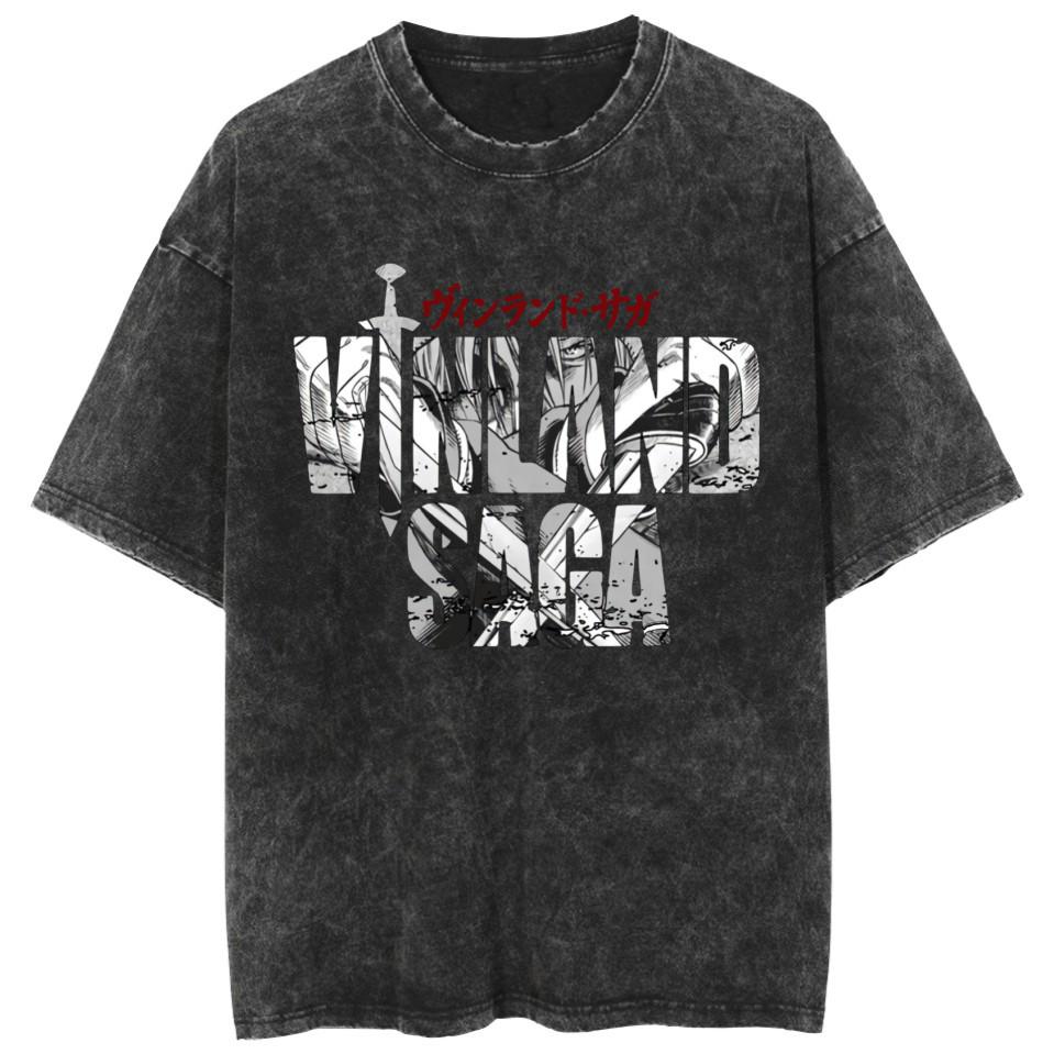 Ice Sea Saga Anime Cotton Casual Short Sleeve T-shirt