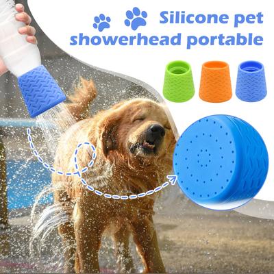 Portable Outdoor Dog Shower, Bottle Attachment Outdoor Water Sprayer Accessory, Fits Most 16oz To 2L Plastic Water Bottles Or Bottles