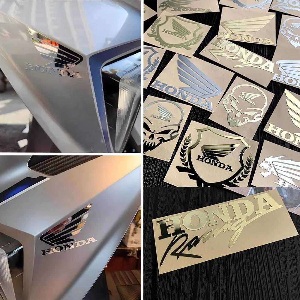 FPY1  Car Sticker Waterproof Modified Decorative for Honda Silver Gold Sticker Suitable for All Motorcycle Helmet Exhaust Pipe Decor