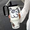 Twilight Ice Shield Insulated Cup, Large Capacity Stainless Steel Water Bottle for Men and Women, Customizable Design.
