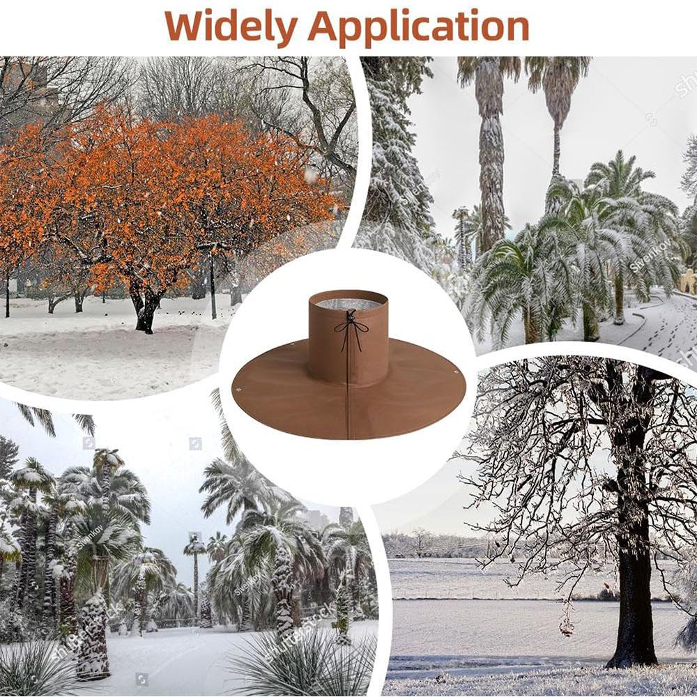 Winterschutz für Palmenwurzeln mit 4 Verankerungen, wiederverwendbar, Frostschutz
