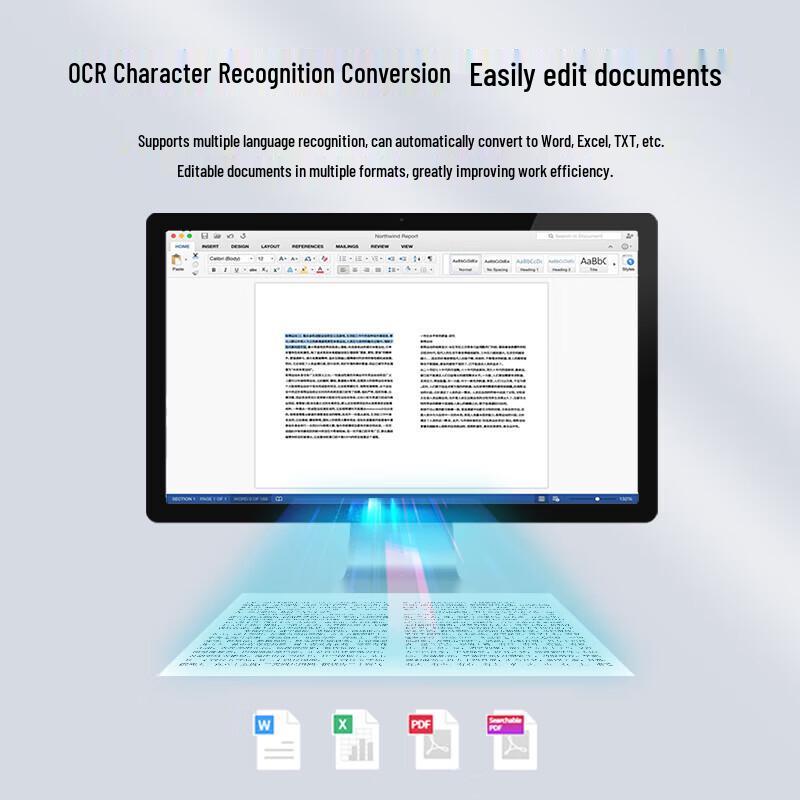Lenovo PT1-F1300 A4 20MP Document Camera Scanner CN Plug (adapter Included)