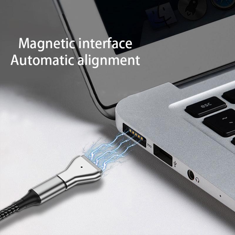 Pd Adapter Type C Female To Compatible For Magsafe2 Zinc Alloy T-shaped Head Converter Compatible