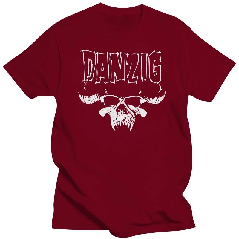 Women Unisex Band DANZIG SKULL LOGO T Shirt S