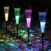 Lumini solare Iluminat de grădină în aer liber Lumini de grădină rezistente la apă Lumină solară de peisaj pentru cărare solară pentru curte Decor de grădină