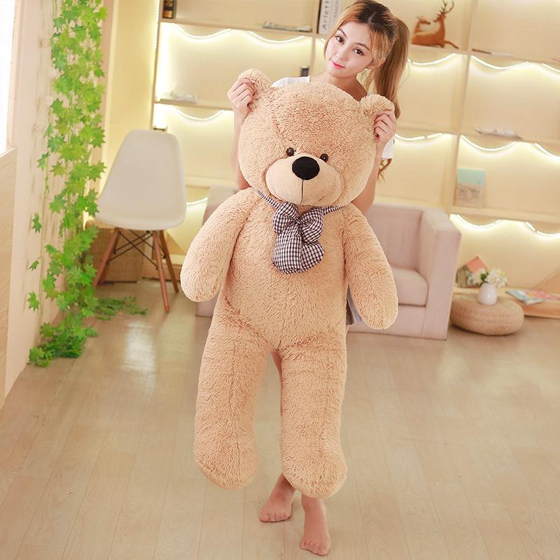 Fat Version Bear Doll Plush Toy Large Cloth Doll 1.6 Meters 2 Meters Big Bear Hug Bear Birthday Gift Female