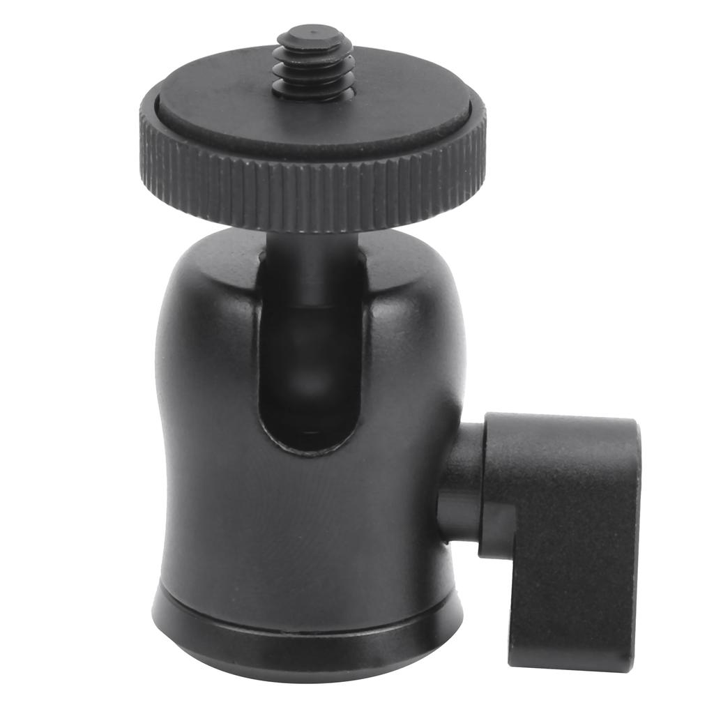 14in Screw Small Aluminum Alloy Photography Ball Head Compatible for Tripod Camera