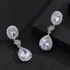 New Style Personalized Earrings Korean Fashion Versatile Water Drop Earrings for Women