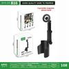 2-in-1 Car Cup Holder Phone Mount Dual Magnetic Cell Phone Bracket 1PC Non-Slip Silicone Pad Secure Phone Grip