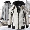 Men's  Winter Warm Casual Zipper Long Sleeve Hooded Coat Top Blouse Jacket