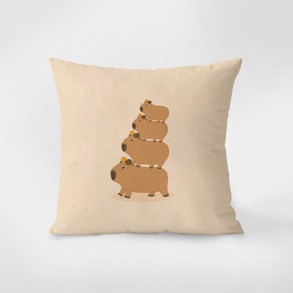 Niedlicher Capybara Kissenbezug Schlafsaaldekoration Büro Wohnzimmer Sofa Heim Kissenbezug