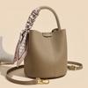 Bucket Bag, Simple Handbag, High-end Feel Bag, Women's Commuting Large Capacity Shoulder Crossbody Bag