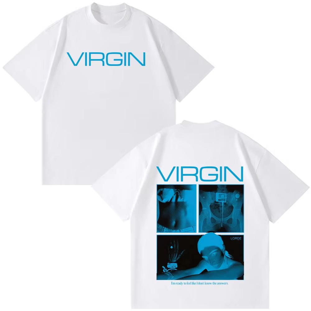 Lorde Ultrasound World Tour Merch Tshirts Men Women Fashion T-shirt Summer Short Sleeve Cotton Loose T-shirt S