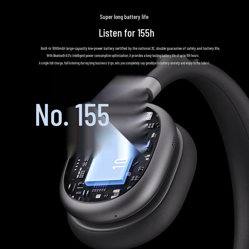 Black Shark Studio Räumliches Audio ANC Kabellose Kopfhörer