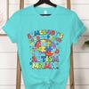Autism Gift for Mom Crew Neck Short Sleeve Tshirt Loud  Proud Autism Mama Classic Tshirts Autism Awareness Day Mama Clothing