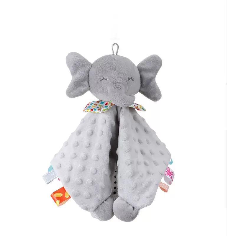 Top-Grade Elephant Premium-Quality Baby Top-Grade Comforter Superior-Grade Blanket Top-Grade Soft High-Standard Appease Superior-Grade Towel