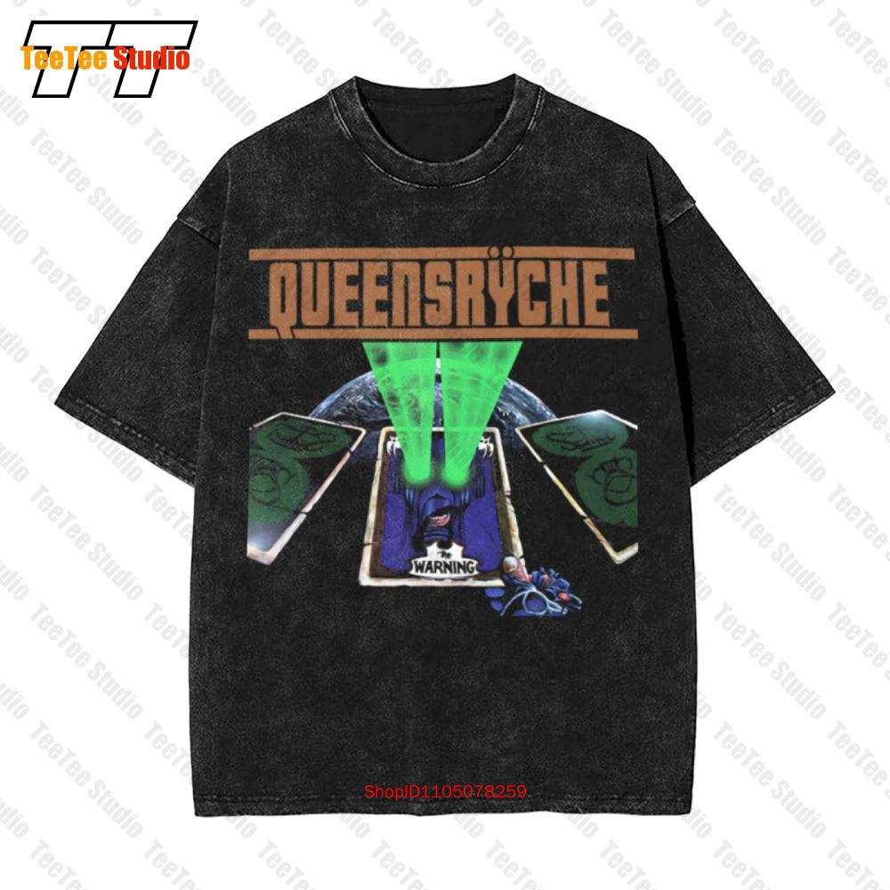 Queensryche The Warning Heavy Power Metal Geoff Tate New Black Vintage Oversized TShirt SYO S