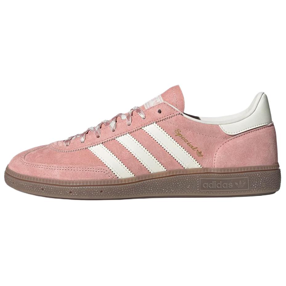 

Adidas Originals HANDBALL SPEZIAL Abrasion Resistant Low top Skateboard Shoes Unisex Pink White Sneakers KJ6305 40⅔