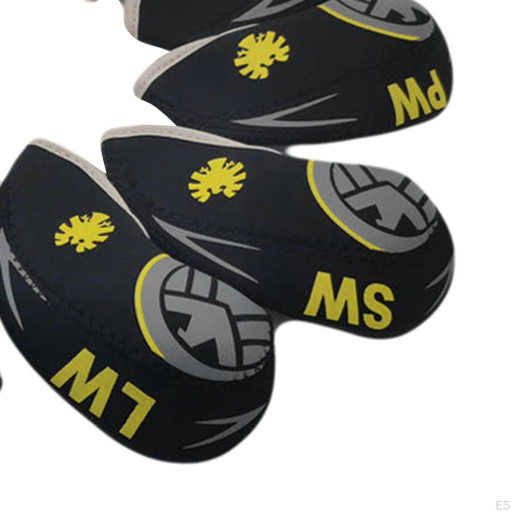 10 Pieces / Set Headgear for Golf Clubs Protective Fits Most Brands Gift