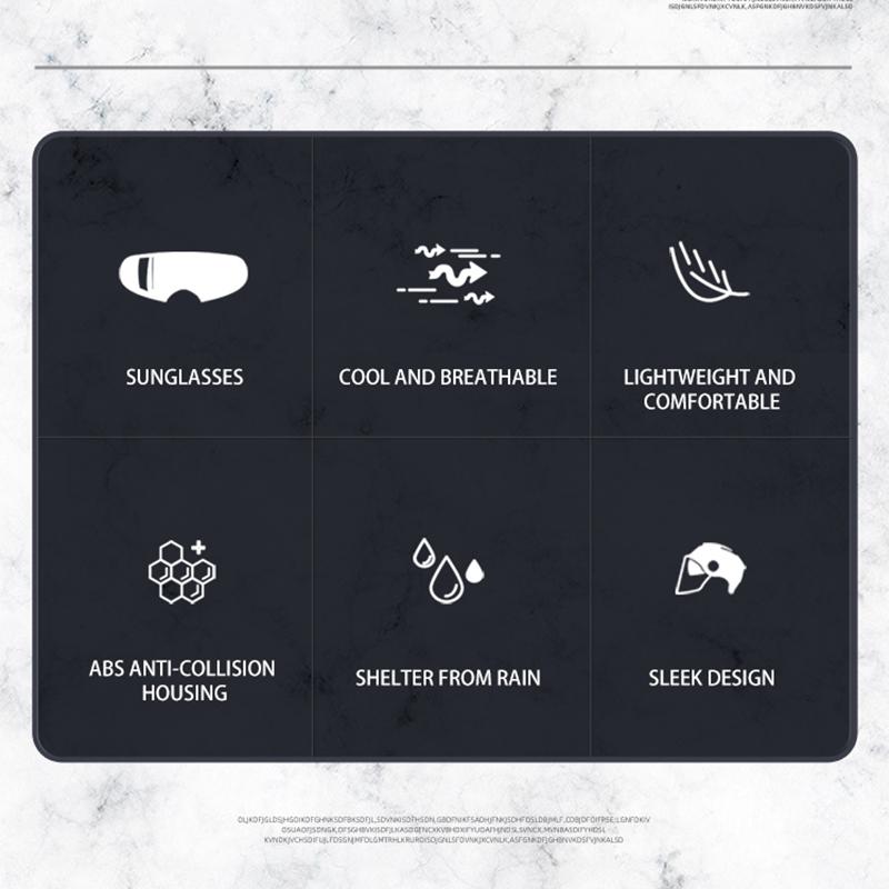 DOT Uchoose Approved Helmets Crash Motorbike Protective Gear Men Women Flip Up Helmet Motorcycle Visor Double Sun