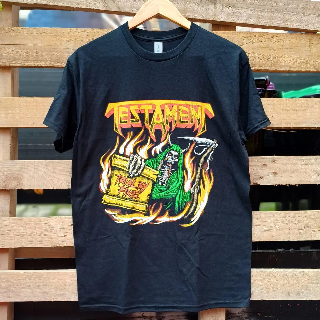 Hot Limited 2026 Testament Band Printed Music Cotton T-shirt Summer Casual Top Short Sleeve Classic Male Tee Unisex