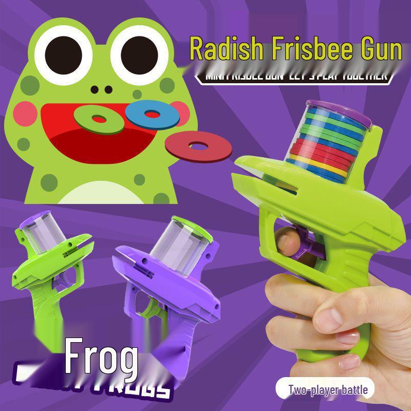 

Детский игрушечный пистолет с мягкими пулями: Пушка для выбрасывания моркови и диск фрисби - Образовательная для мальчиков и девочек Purple [1 Piece]