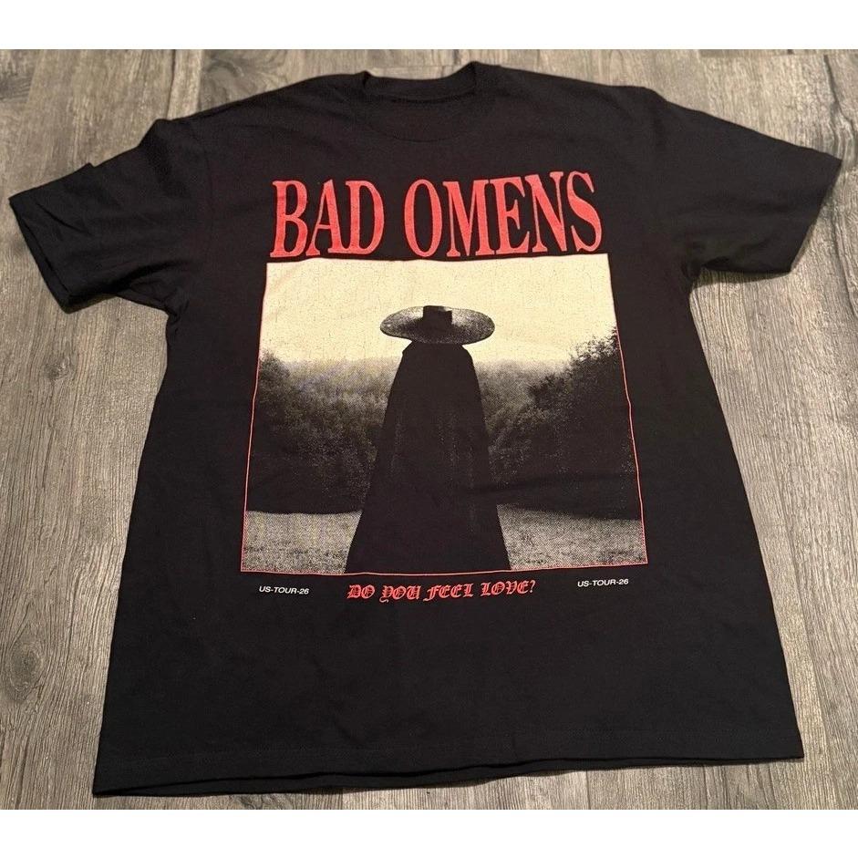 

2026 Bad OUnisexs Do You Feel Love USTOUR 26 Unisex Tshirt Retro Rock Y2k Gothic Style Cotton Summer New Oneck Short Sleeve Shirt S