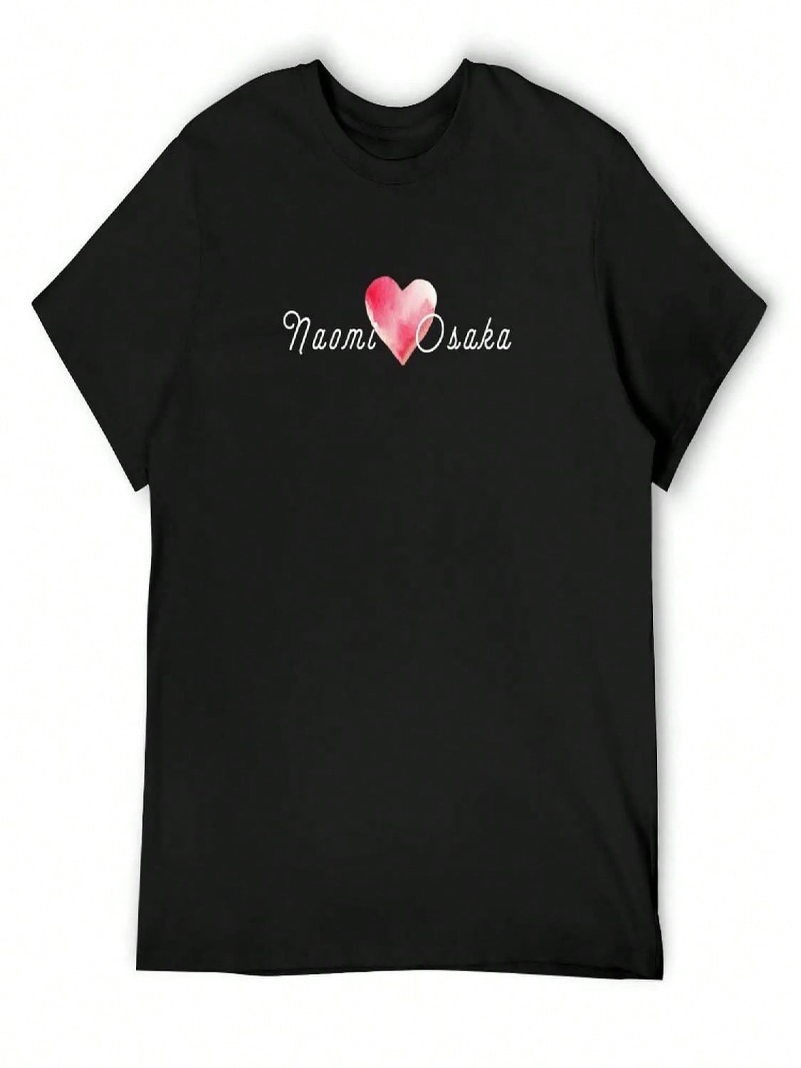 Naomi Osaka T-Shirt Valentines Clothes Short Sleeve Tee Quick Drying Customizeds T Shirts For unisex Pack S разноцветный