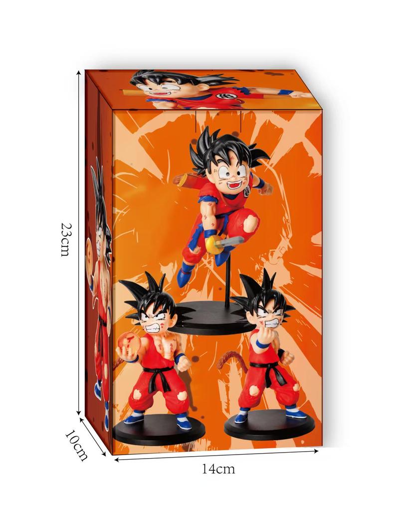 Dragon Ball GK White Hole Sitting Goku & Vegeta Figurine Toy Ornament Birthday Gift